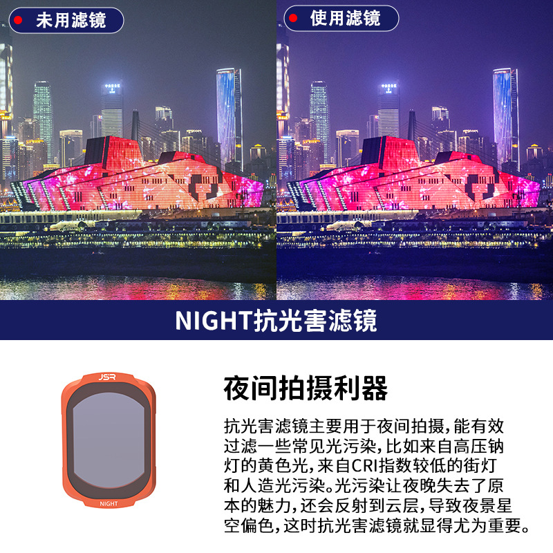 Filter UV black mist ND neutral density filter CPL polarizer 10x lens camera accessories for DJI Pocket4