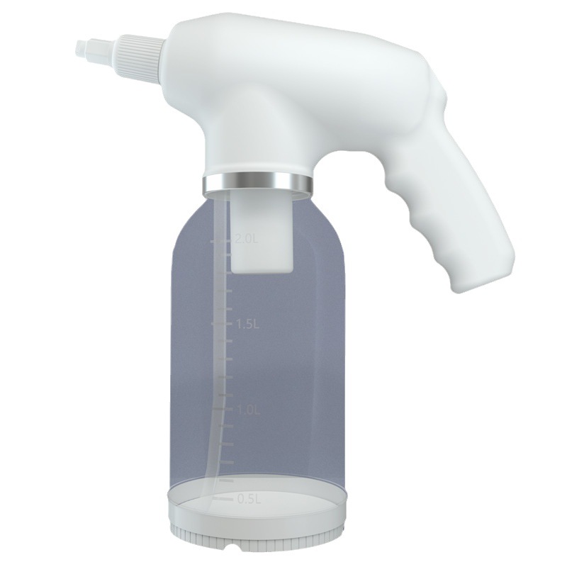 New handheld car wash electric foam spray gun, large capacity 2L car cleaning spray bottle, rechargeable portable high pressure long battery life