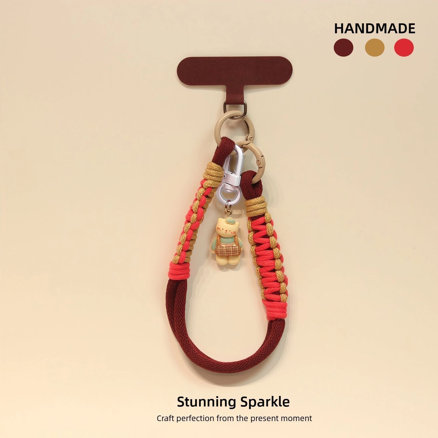 Puppy Capybara Phone Short Lanyard Universal Phone Case Anti-Loss Wrist Strap Pendant Wrist Strap