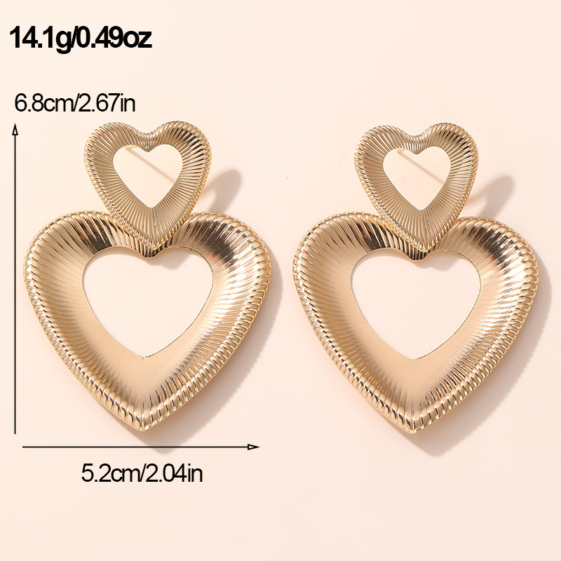 EZ4185 Accessory Alloy Electroplated Teardrop Earrings Women's Gourd Earrings