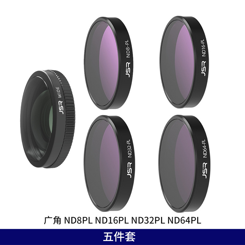 Wide-angle filter kit for DJI osmo Nano action camera DJI thumb action camera accessories