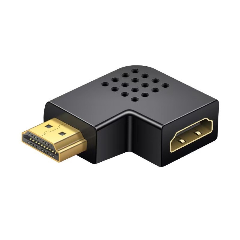 HDMI 90 degree right angle adapter 90 degree angle HDMI male to female converter extension adapter