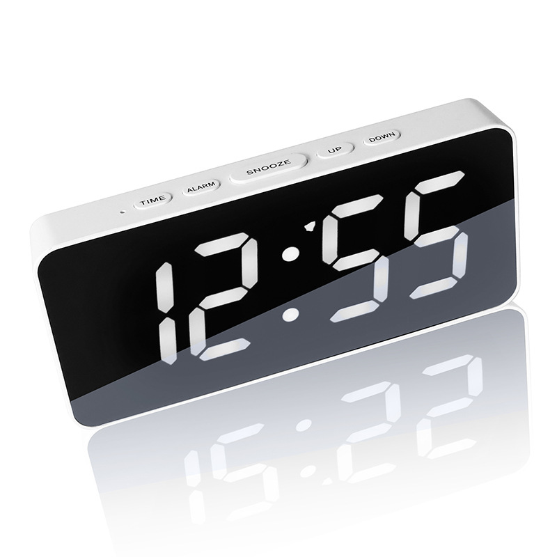 Japanese Radio Wave Clock Auto Correction Time Japanese Electronic Perpetual Calendar Snooze Alarm German Radio Wave LED Digital Clock