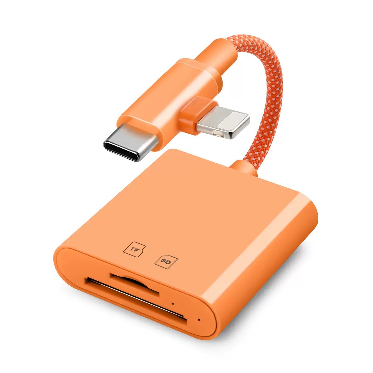 Applicable for Apple Phone Card Reader SD TF 2-in-1 Universal Converter Camera Tablet OTG Cable