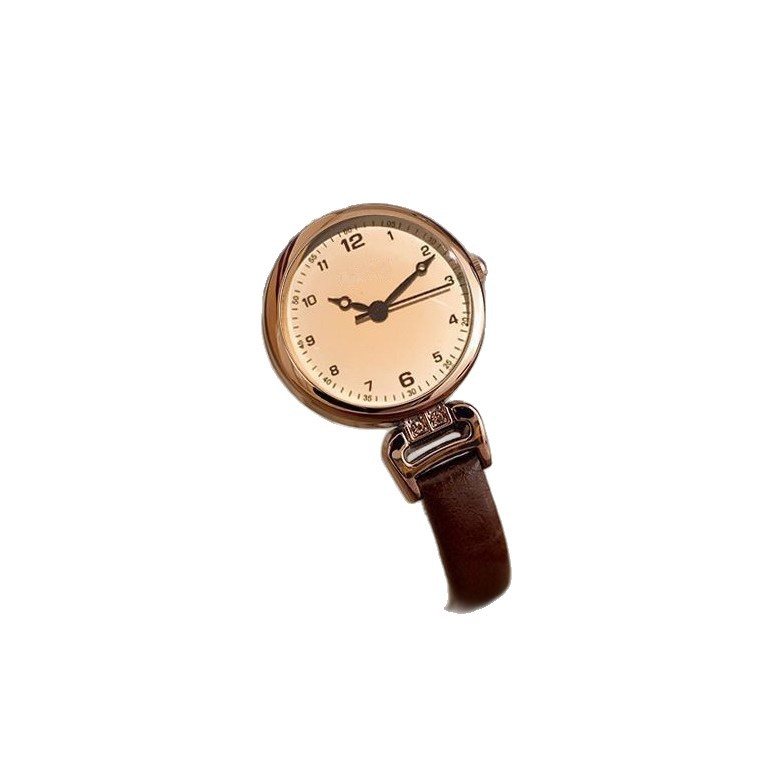 Style belt women's quartz wristwatch digital watch women's simple live streaming