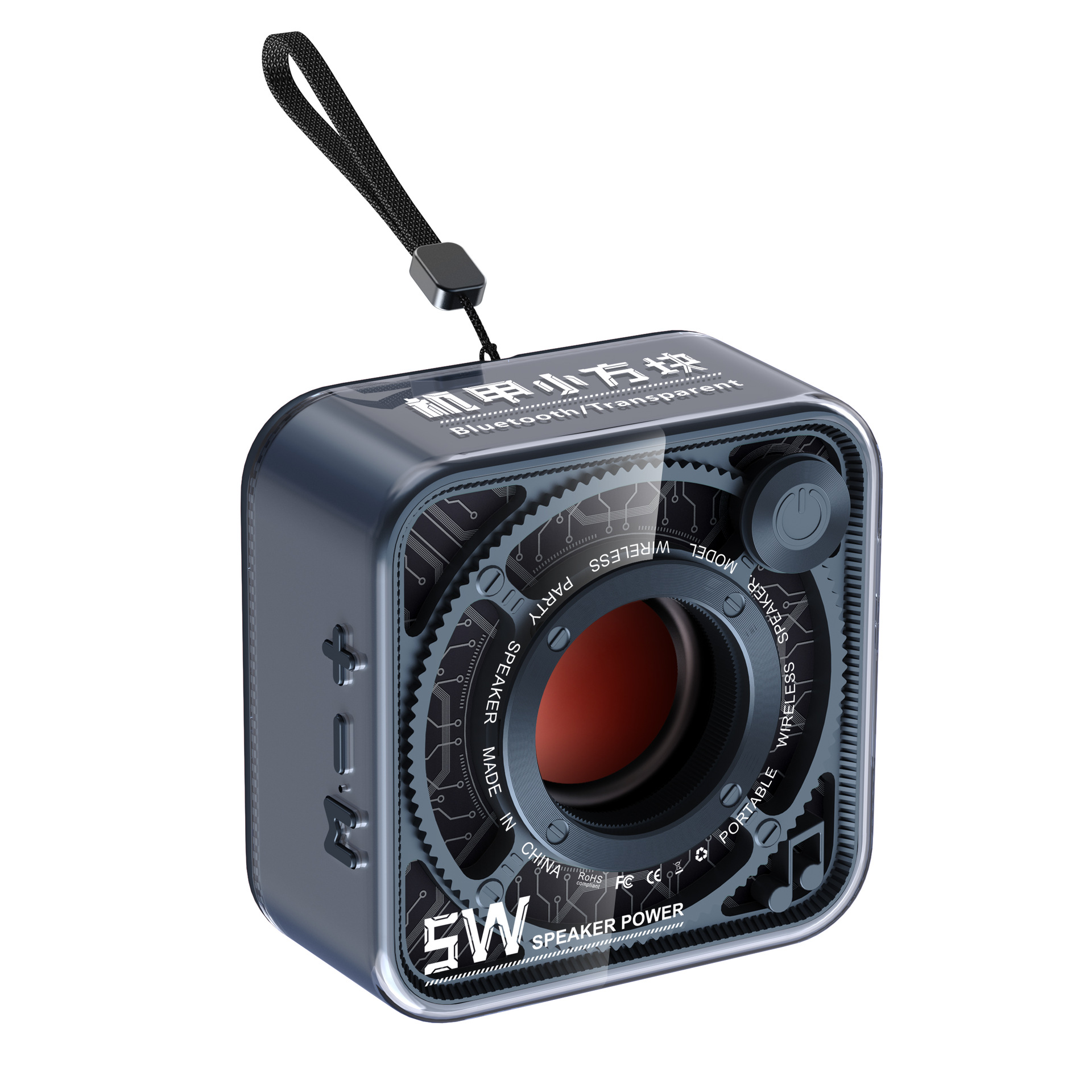 DW12 Mecha Bluetooth Speaker Series Portable Subwoofer Speaker Card Small Speaker Gift Mini Mecha Style