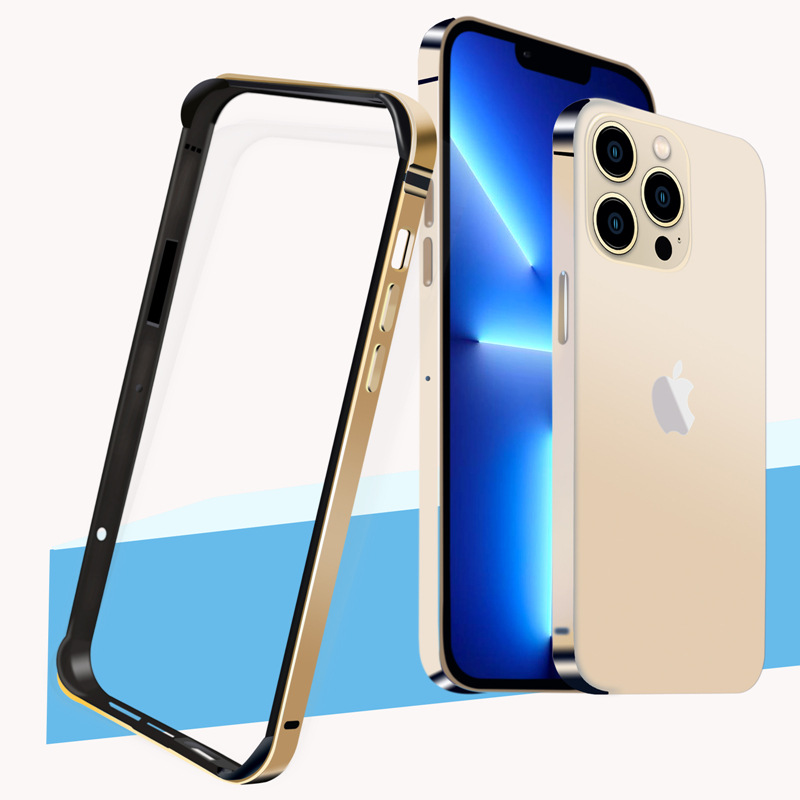 Aluminum Alloy Ultra-thin Metal Frame Anti-drop Case for iPhone 13 Pro Max New