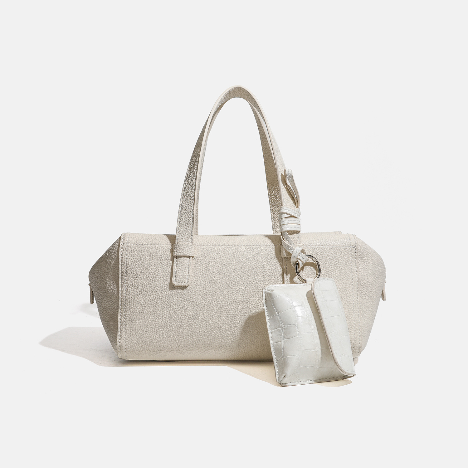 2026 Spring/Summer Large Capacity Boston Bag Commute Pillow Bag Simple Single Shoulder Crossbody Bag