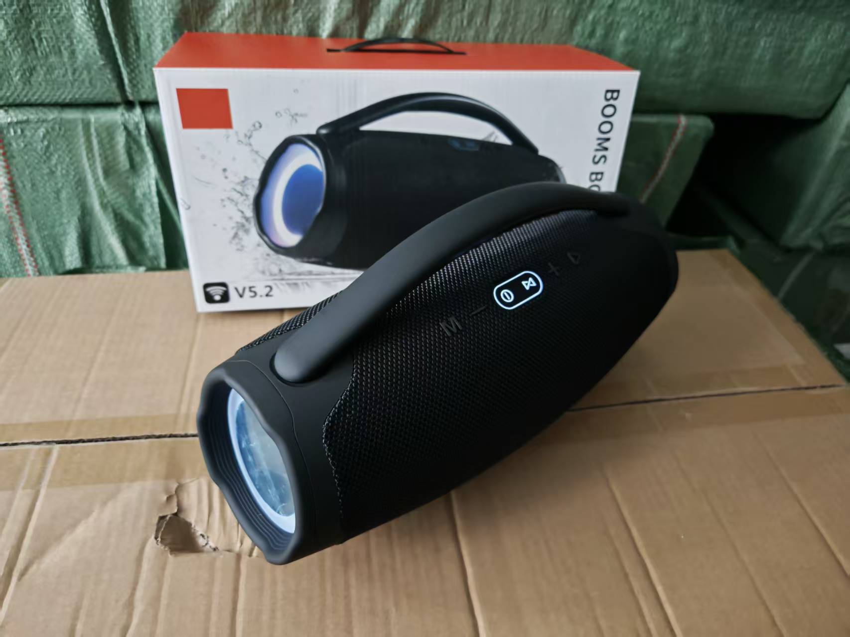 LED Big War God 3 Wireless Bluetooth Speaker Outdoor Camping Sports Bluetooth Speaker Portable Big War Drum 3rd Gen Speaker