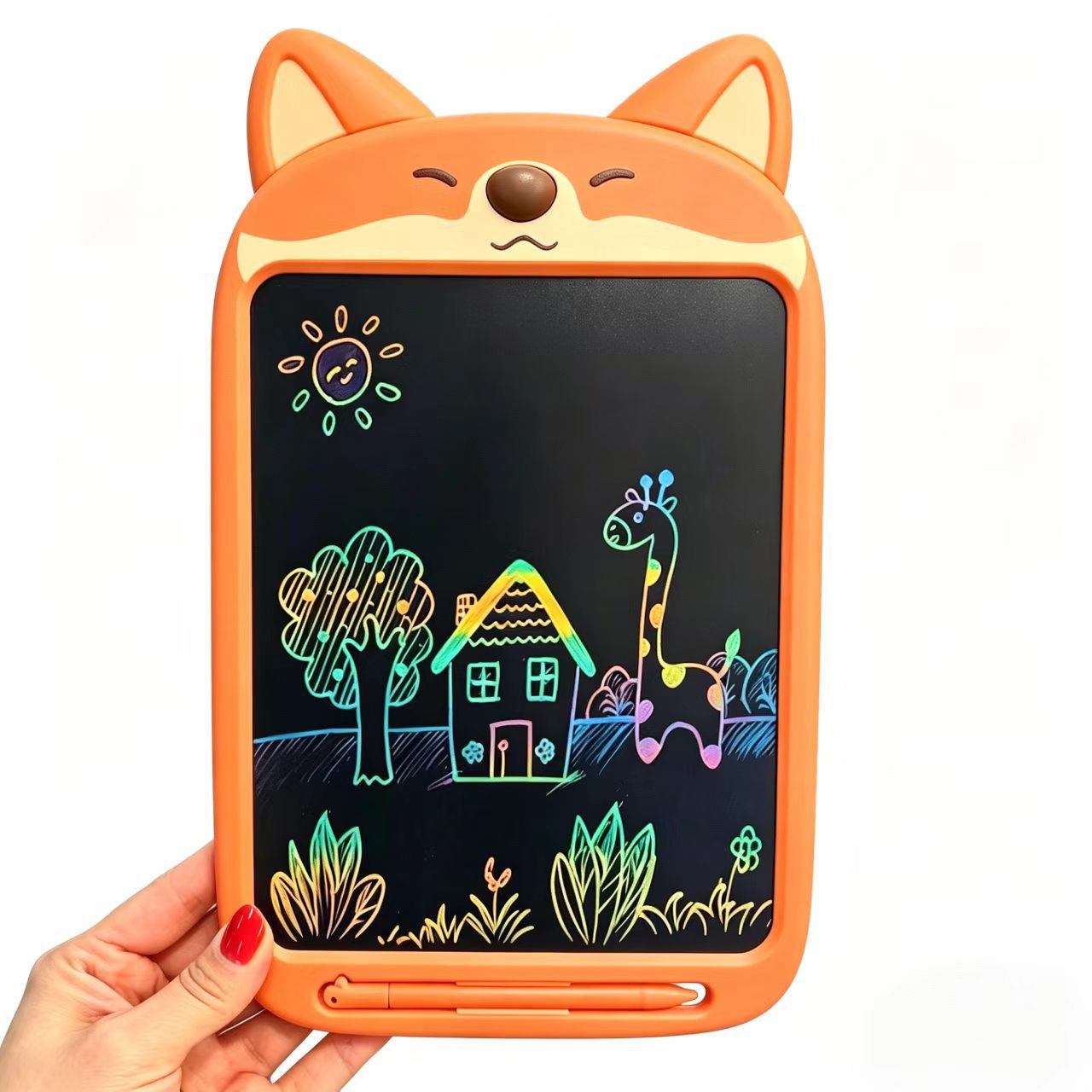 New cartoon LCD handwriting board LCD screen electronic drawing board color electronic small blackboard baby writing board