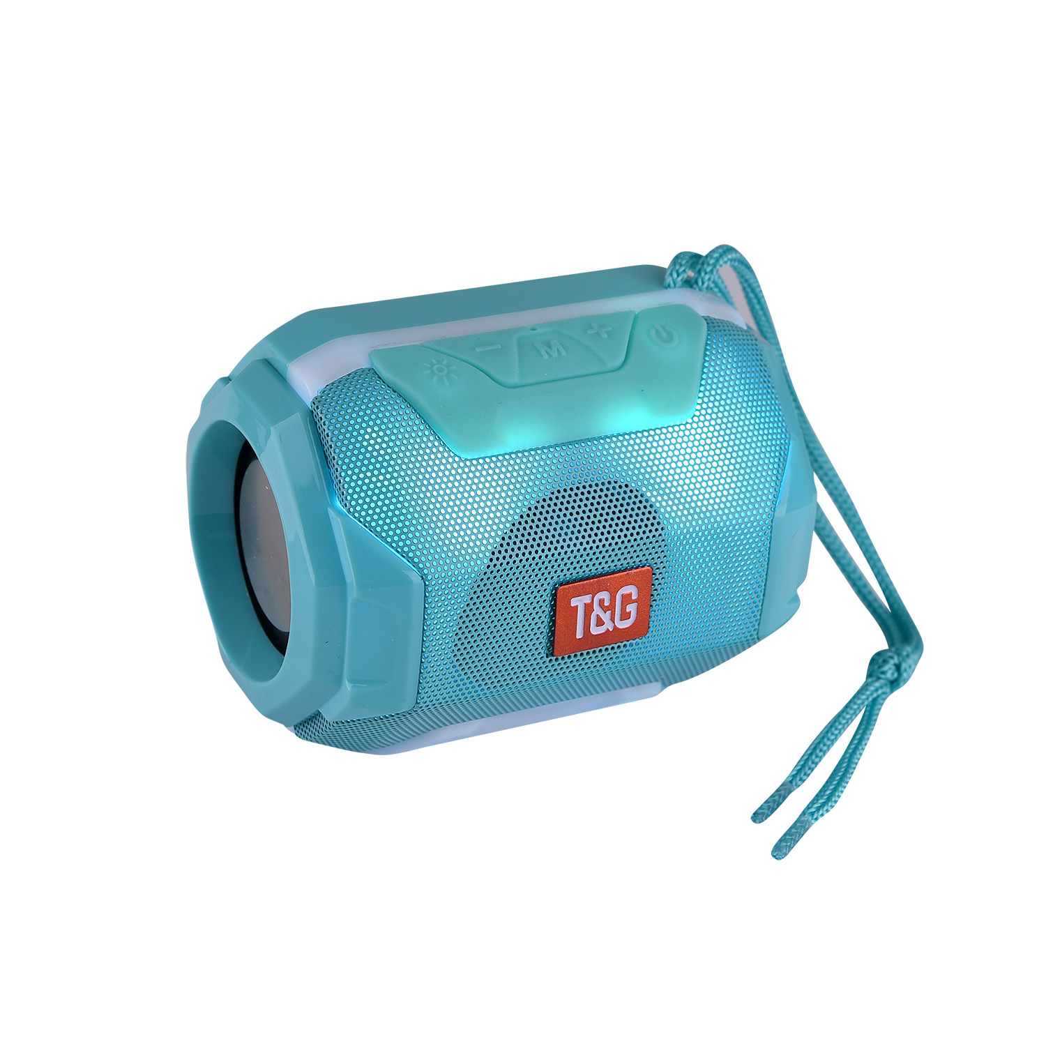 TG162 Bluetooth Speaker LED Colorful Light Subwoofer Portable Mobile Phone Computer Card Car Small Speaker