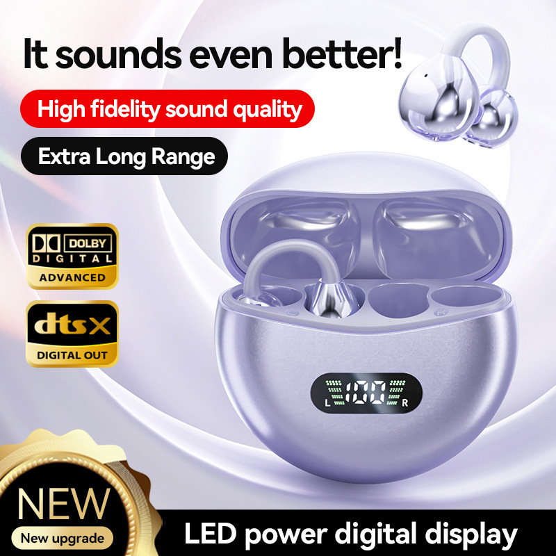 2025 New M79 Open-ear Bluetooth Headset Wireless Clip-on Open Type High Sound Quality Bone Conduction Sports Private Mold