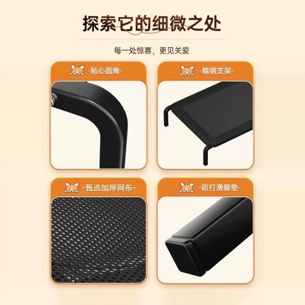 Export dog cot bed four-season comfortable breathable anti-tear washable medium large dog pad