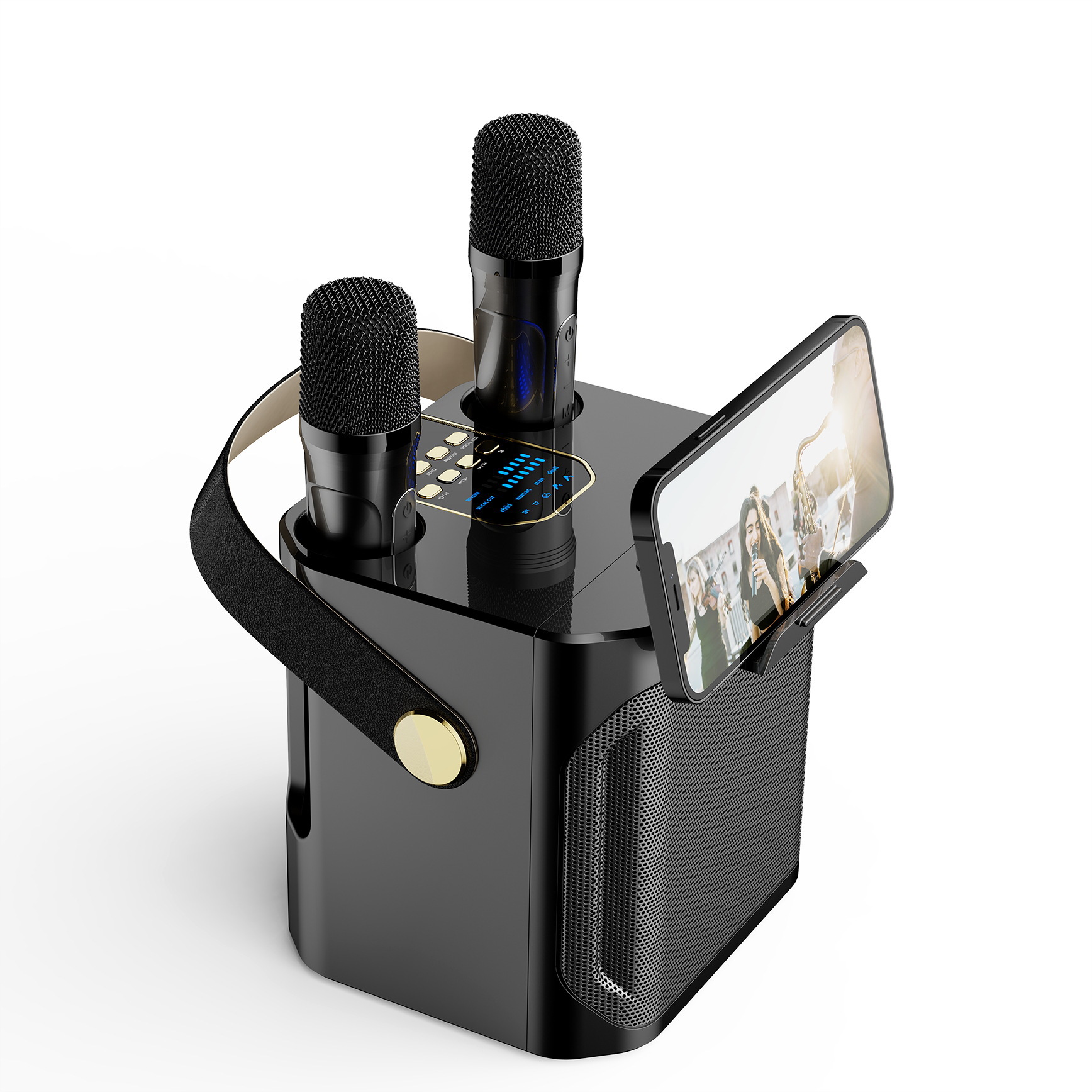 S882 Bluetooth Speaker Outdoor K歌 Microphone Bluetooth Small Speaker Home KTV Set All-in-One Subwoofer