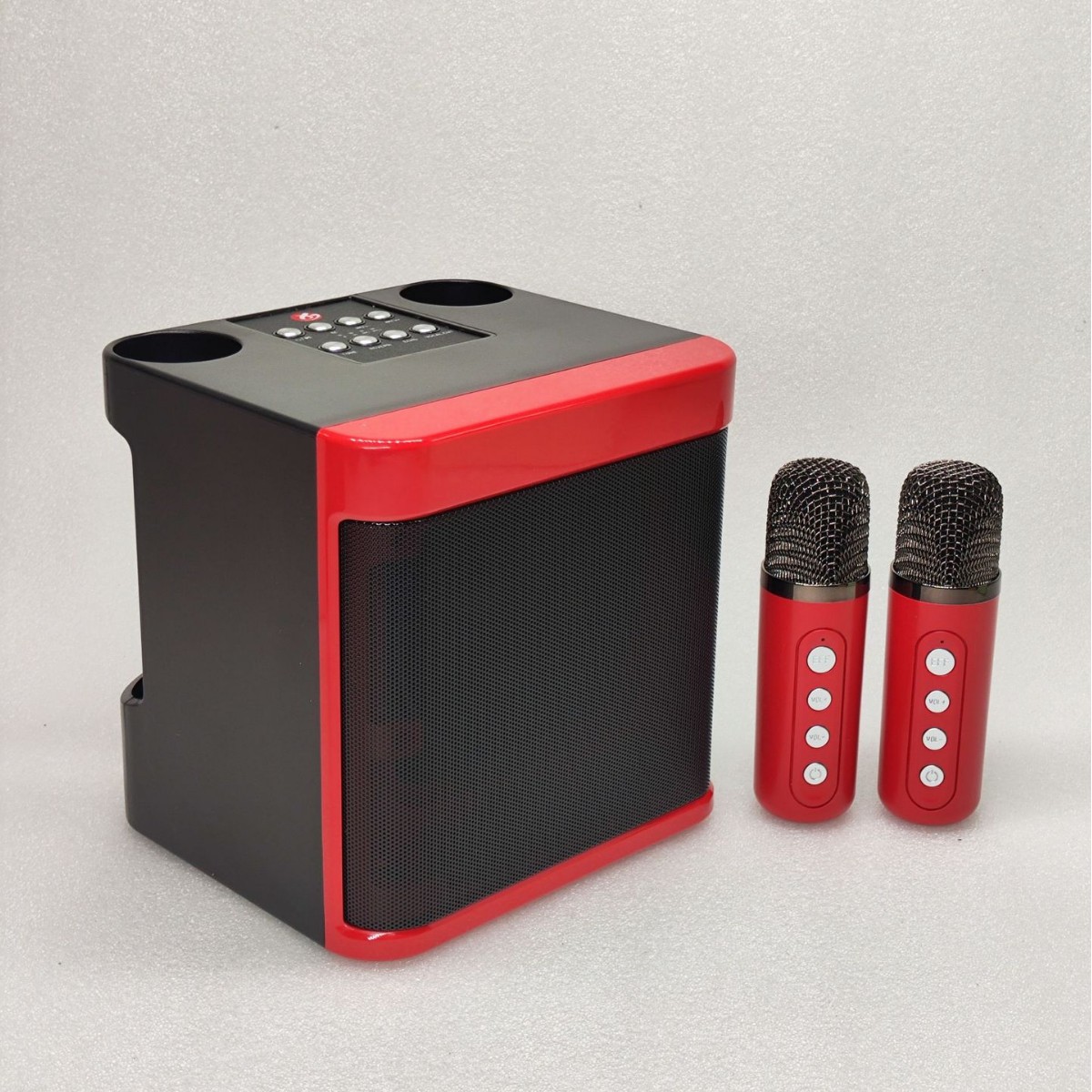 YS203 KTV Bluetooth speaker microphone KTV wireless microphone all-in-one KD203 portable Bluetooth speaker