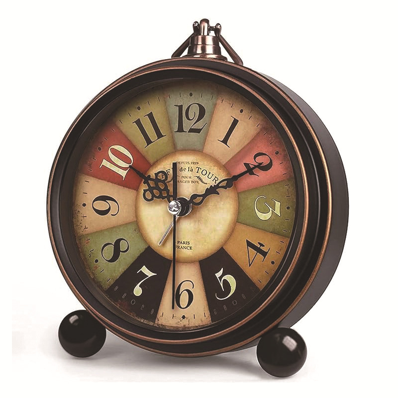 5.5-Inch Metal Silent Large Alarm Clock Desk Clock Children Student Desktop Large Alarm Clock