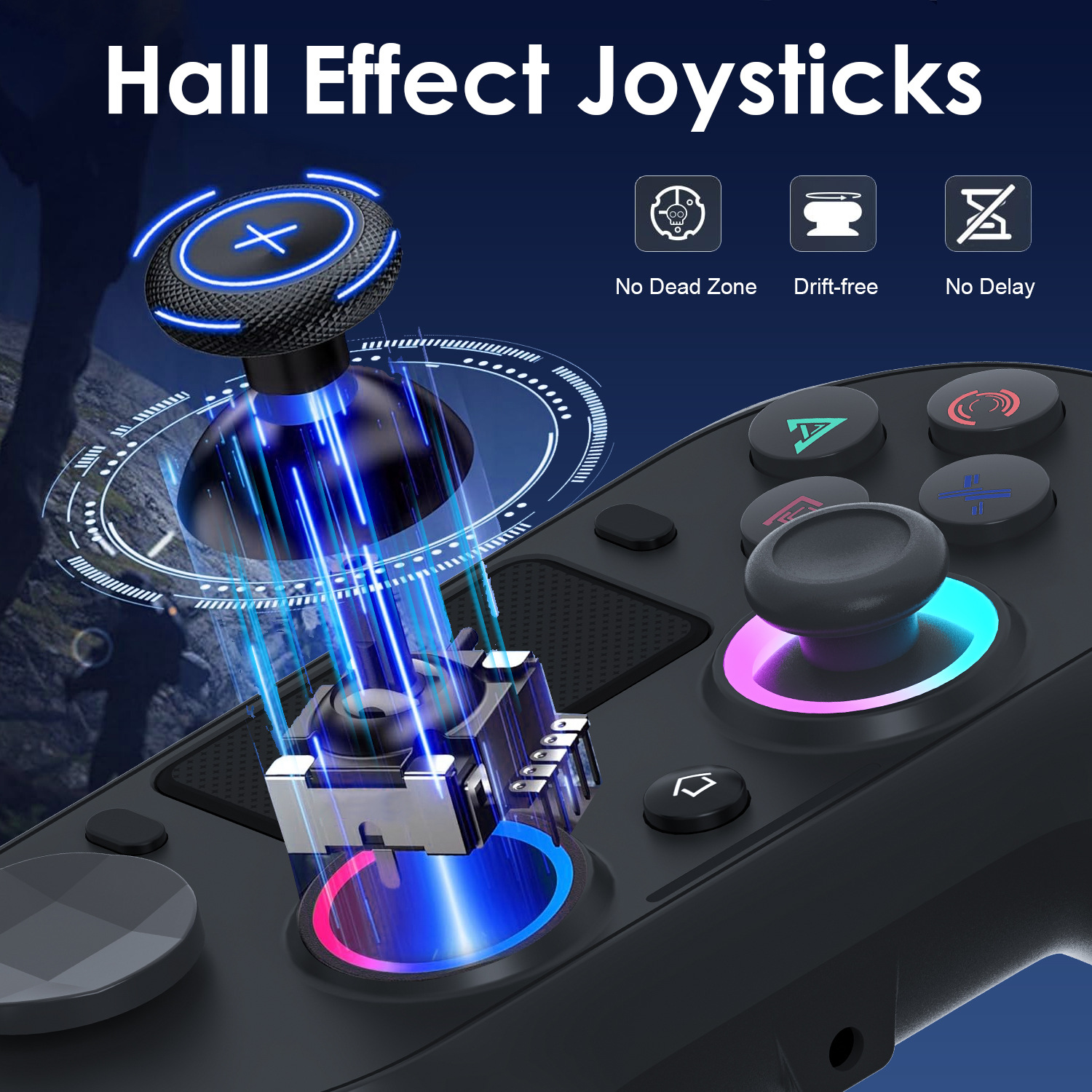 P4 Wireless Bluetooth Controller Wireless Six-Axis Motion Sensing Vibration Computer Steam P4 Game Controller