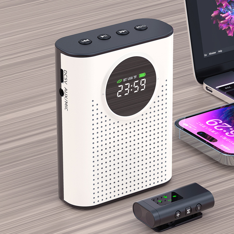 New Amplifier Bee Wireless Microphone for Teachers Tour Guides Outdoor Bluetooth No Howling Speaker