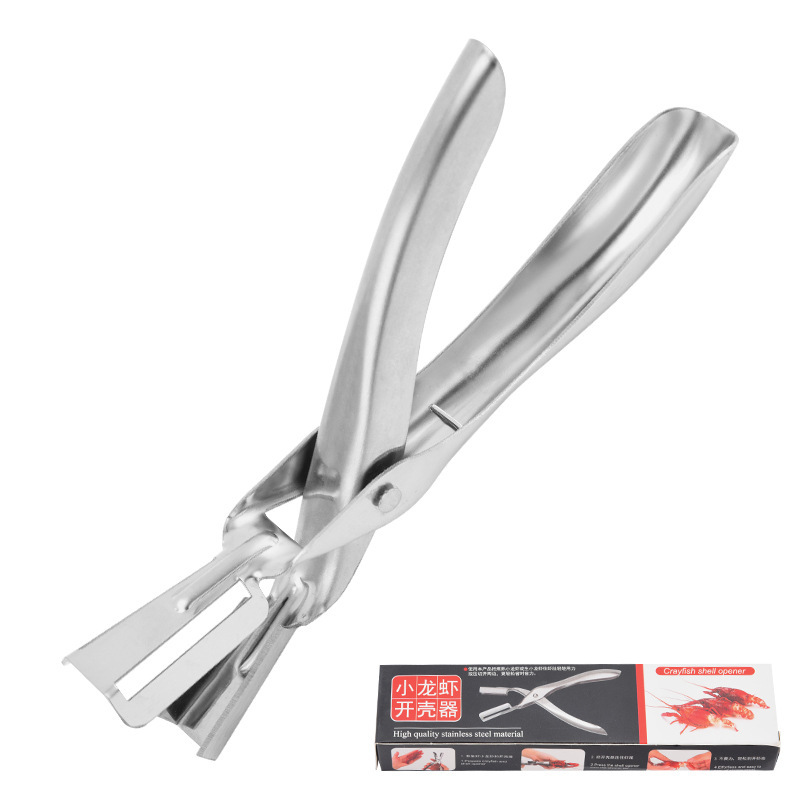 Stainless Steel Crayfish Opener New Shelling Crayfish Tool Spicy Crayfish Clip