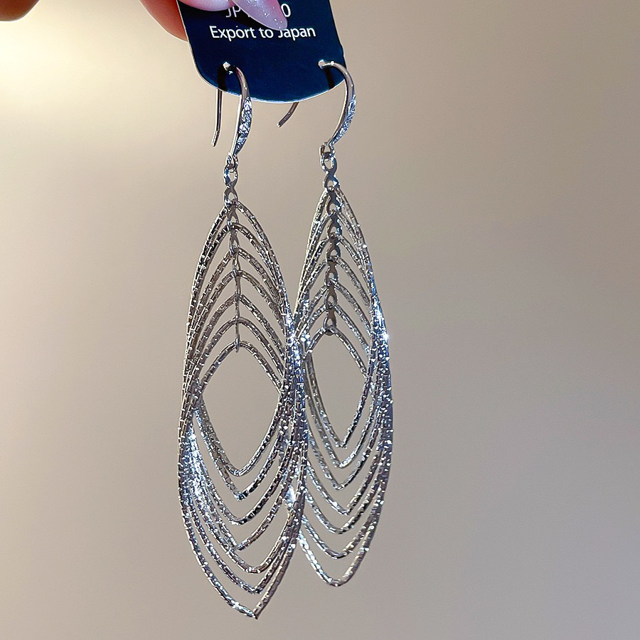 Super Sparkle Diamond Line Ear Accessories 2025 New Dinner Party Heiress Style Stud Earrings Ear Hooks Ear Drops Earrings