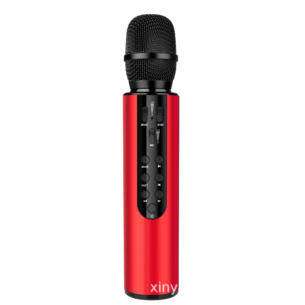 M6 Microphone Speaker All-in-One Wireless Bluetooth Connection Dual Speakers Customization