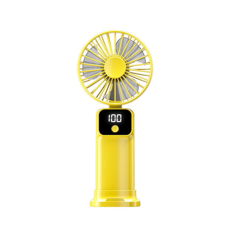 2026 New Foldable Handheld Dormitory Lazy Fan USB Rechargeable High Capacity Silent Neckband Desktop Fan