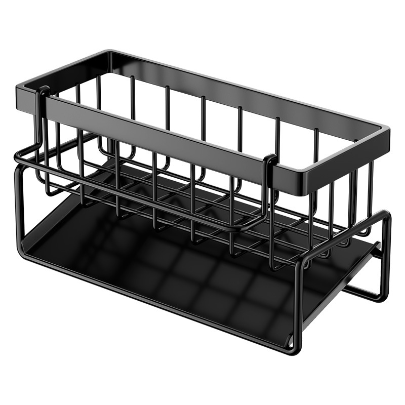 Kitchen Drain Rack, Sink Shelf, Dishcloth Holder, Sponge Drain Basket, Cleaning and Storage for Kitchen Supplies