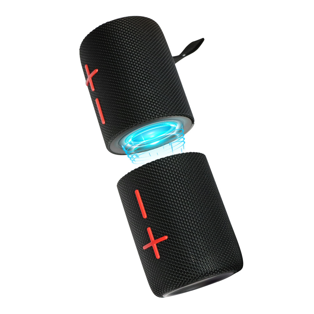 Cyboris New Portable Magnetic 2-in-1 Bluetooth Speaker Colorful Heavy Bass Subwoofer
