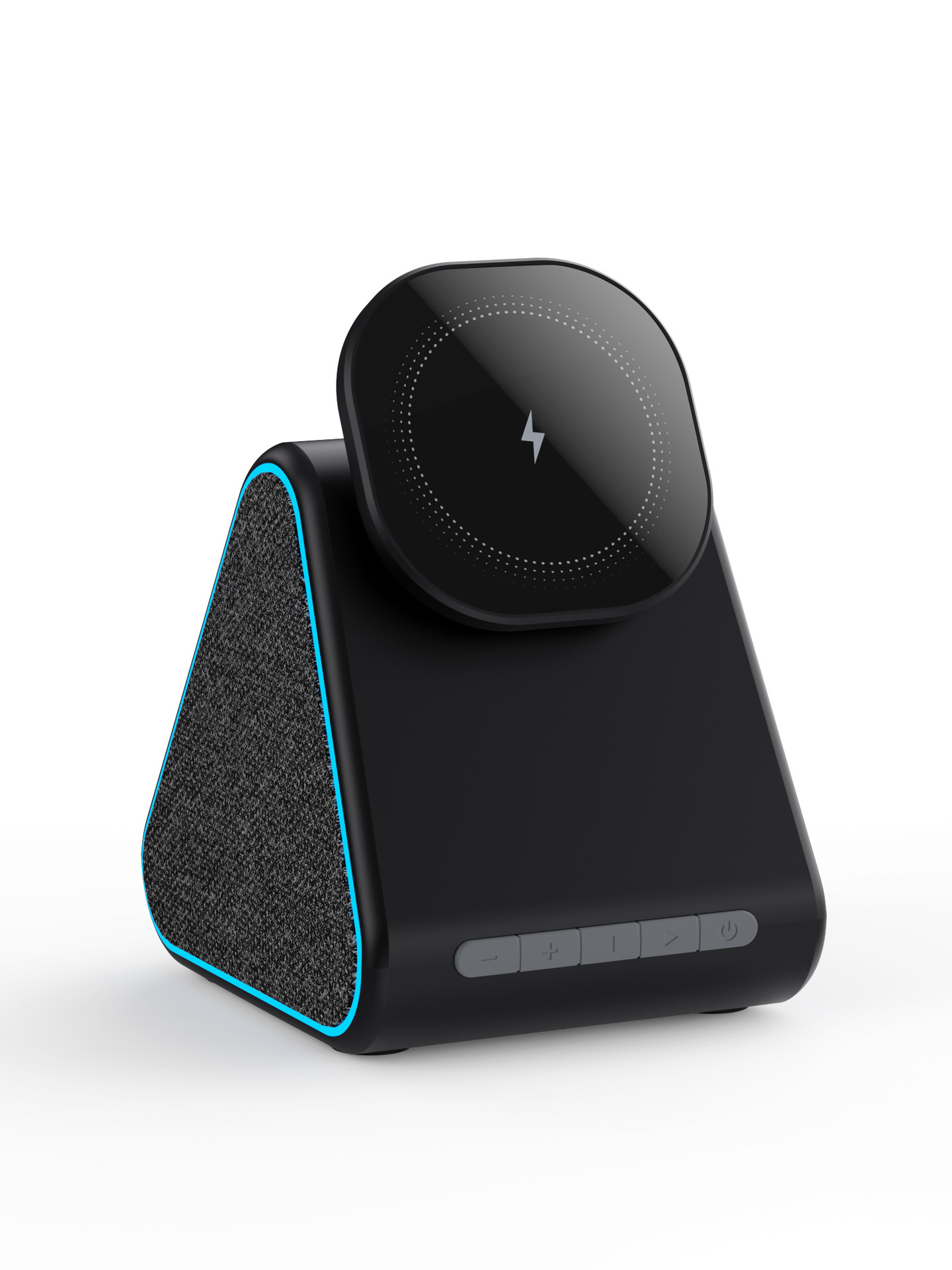 Wireless Charger with Speaker for Apple Phone Magnetic Charging Stand with Bluetooth Speaker iPhone