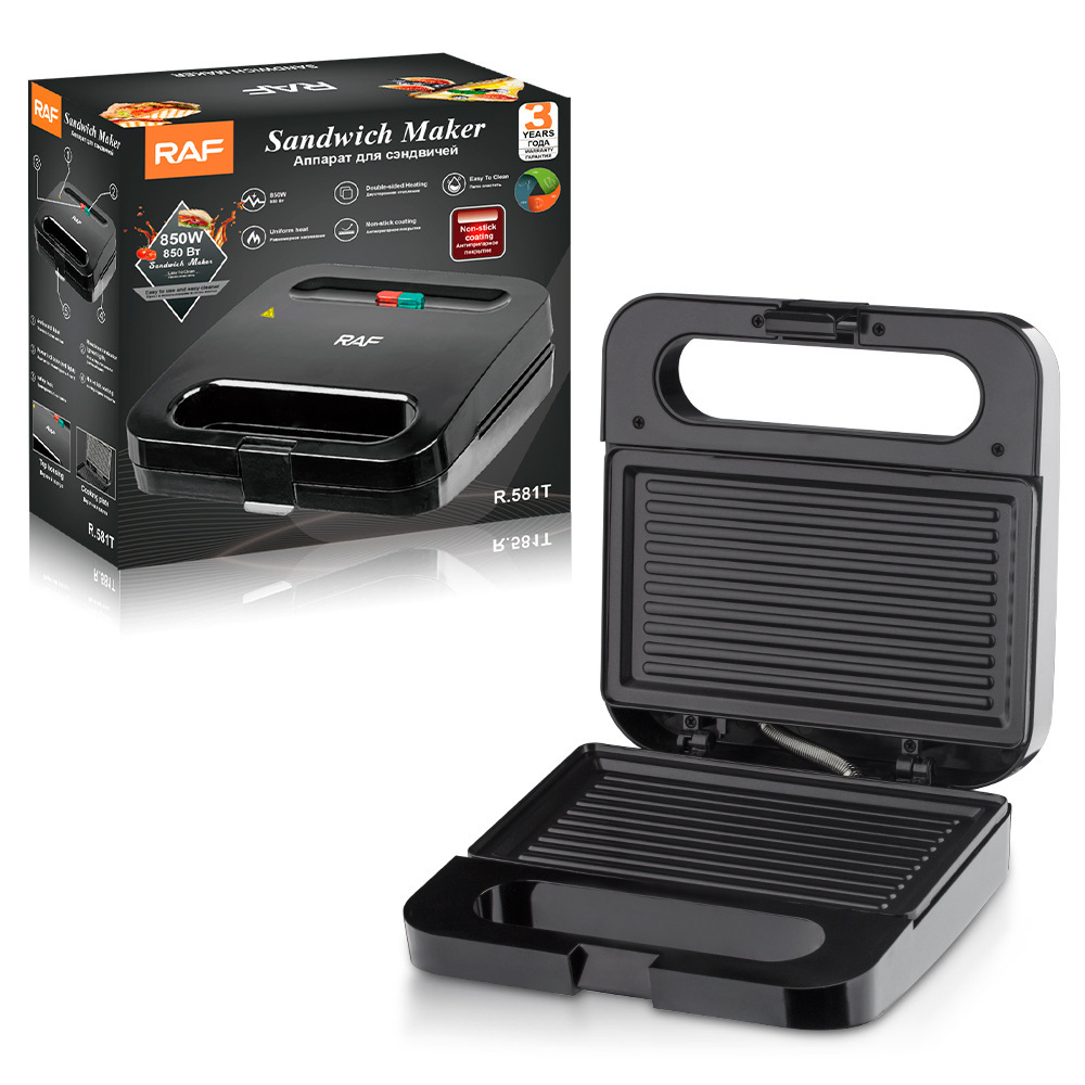 US 110V European Standard Sandwich Maker Waffle Maker Home Light Meal Breakfast Machine Electric Griddle Toast Bread Baking Machine