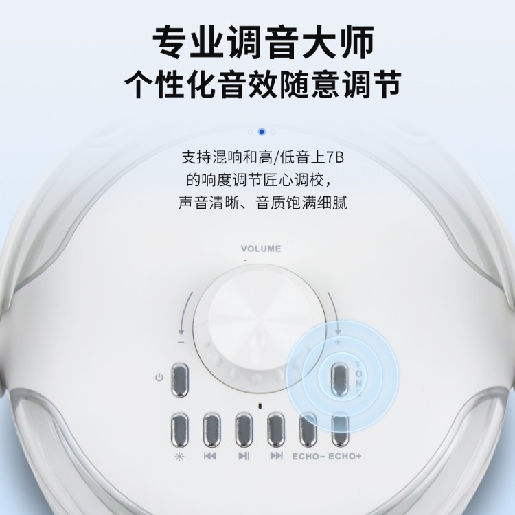 Karaoke Wireless Bluetooth Speaker K Song Microphone All-in-One Home KTV Dual Microphone Chorus Home Microphone Speaker