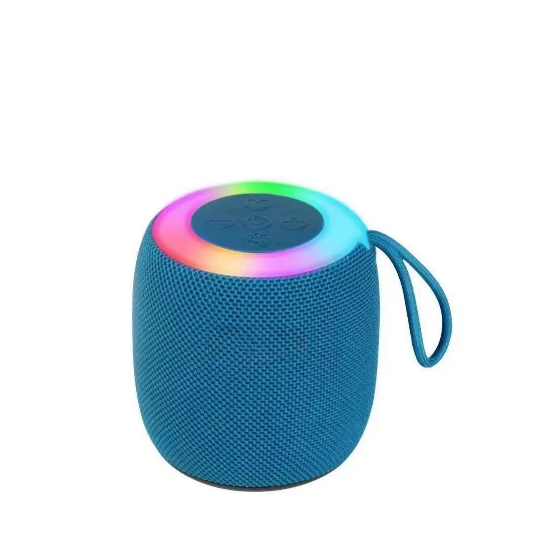 new product 309 wireless Bluetooth audio colorful atmosphere night light outdoor portable mini fabric small subwoofer sound