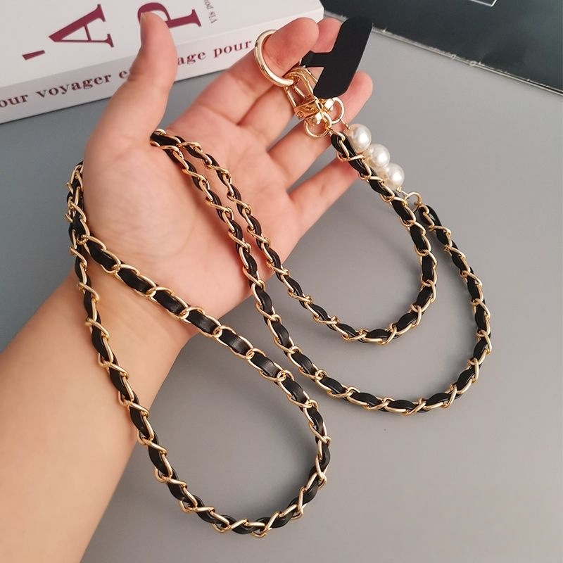 Phone Lanyard Women Pearl Long Crossbody Pikachu Chain Small Fragrance Style Neck Strap Universal Chain