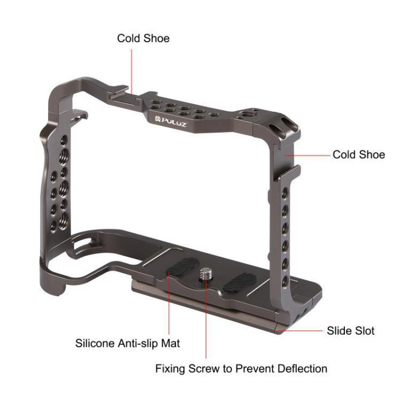 Cage Frame for Canon EOS R5/R6/M50 Mirrorless DSLR Camera Expansion Accessories