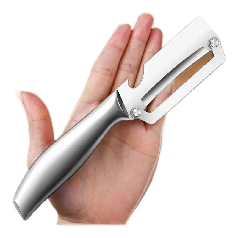 All-steel integrated stainless steel peeler multifunctional kitchen fruit potato sugarcane peeler