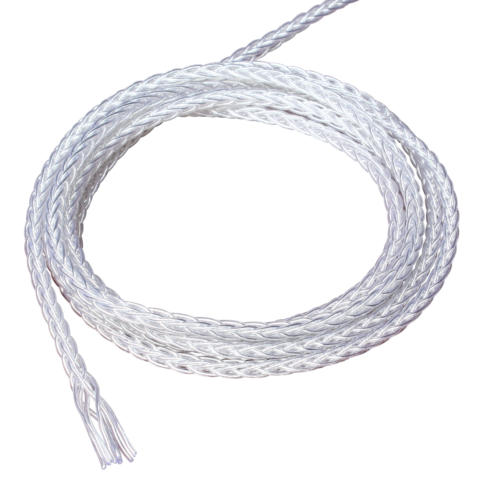 Headphone DIY upgrade audio extension cable HiFi accessory eight-strand silver-plated wire black audiophile grade