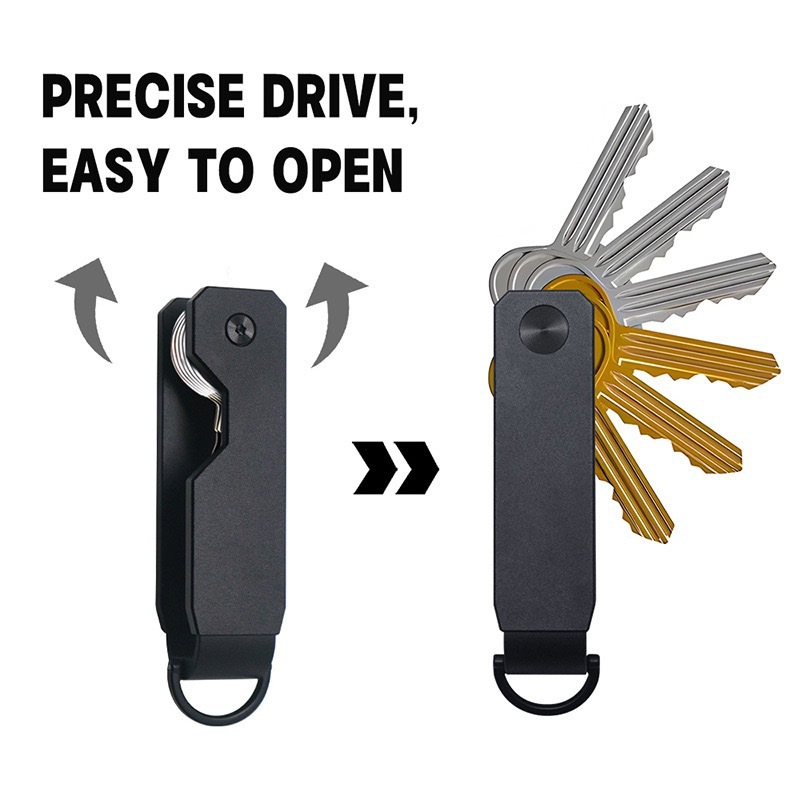 Metal Key Organizer Aluminum Alloy Key Organizer Multi-functional Key Clip