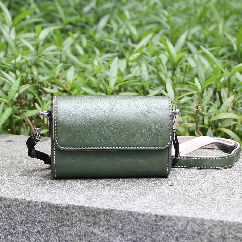 Leather case for Canon G7x3 G5X2 Sony ZV1 RX1007 LX10 ZS220 Ricoh GR2 universal camera bag