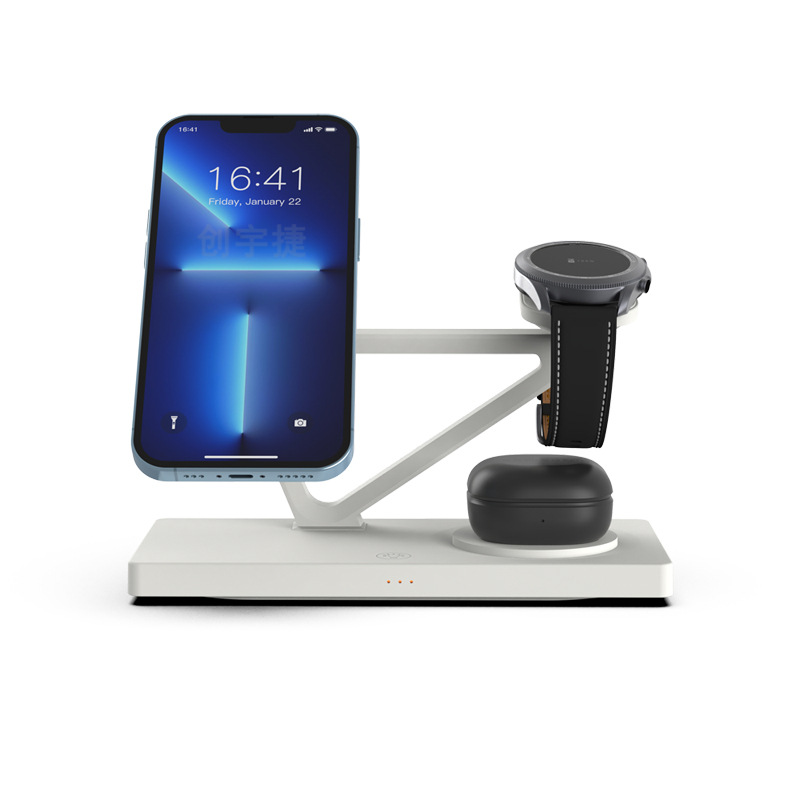 5-in-1 Night Light Wireless Charger Magsafe Stand for iphone14 Apple Samsung Watch