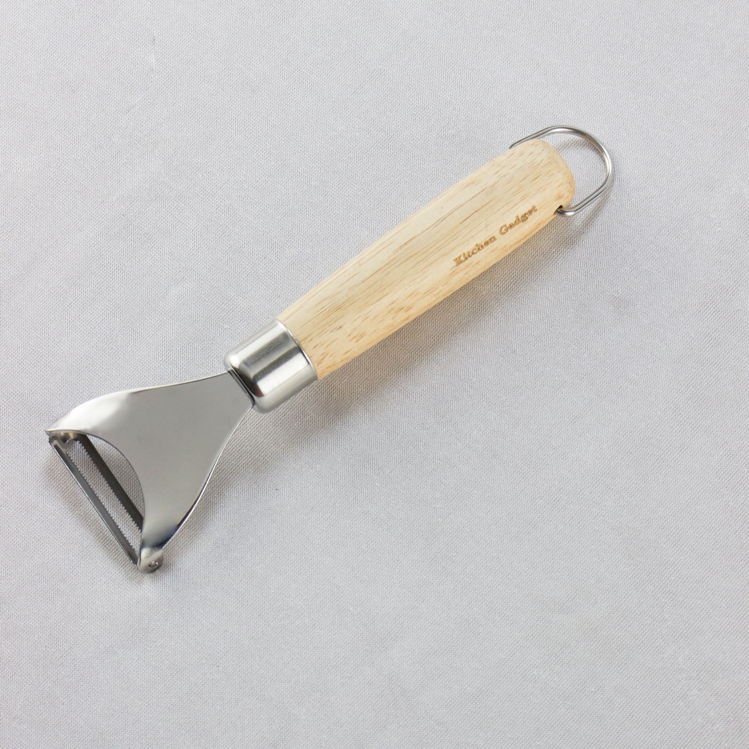 430 stainless steel Y-type straight peeler household kitchen solid wood handle fish scale scraper fruit corer baller