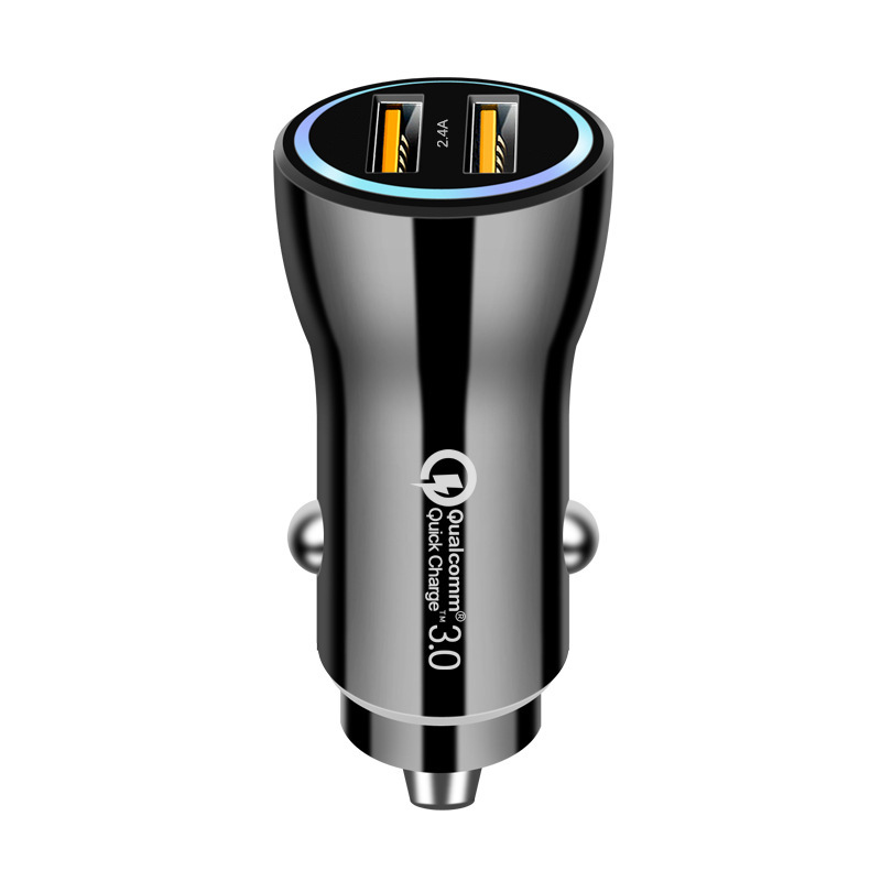 PD38W Car Charger Dual Port Flash Charge USB Car Charging Head QC3.0 Mini Car Fast Charger 20W