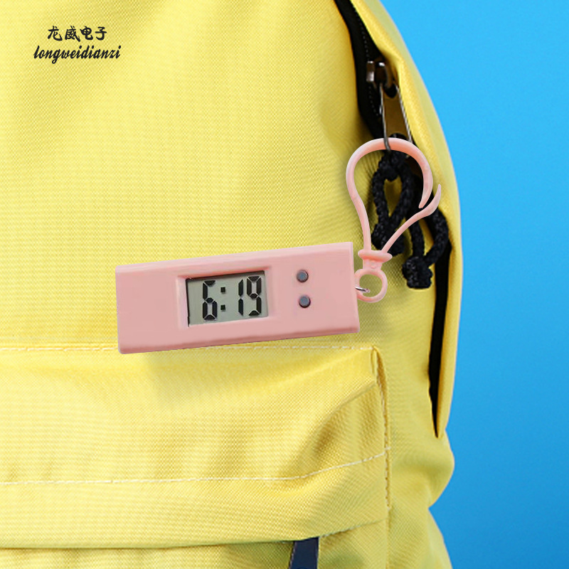 Mini Cartoon Electronic Wall Clock Simple and Compact Student Electronic Clock 551