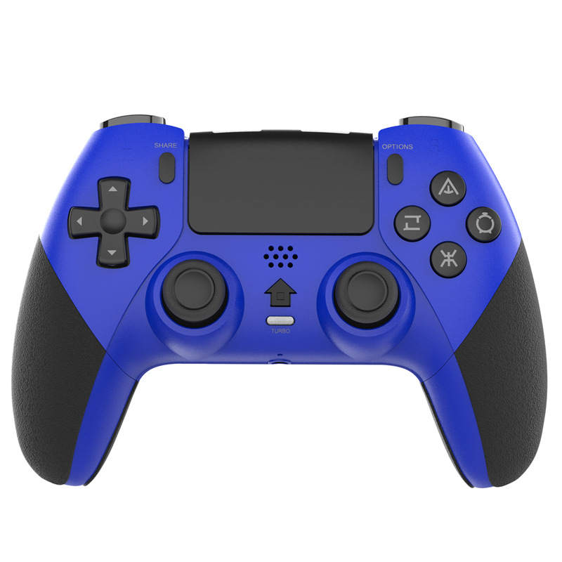 With macro programming P4 wireless Bluetooth game handle P4 handle with motor vibration somatosensory six-axis continuous fire function