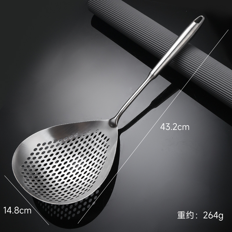 Stainless steel Sichuan pepper strainer household kitchen noodle strainer dumpling hot pot strainer draining frying strainer kitchen utensil