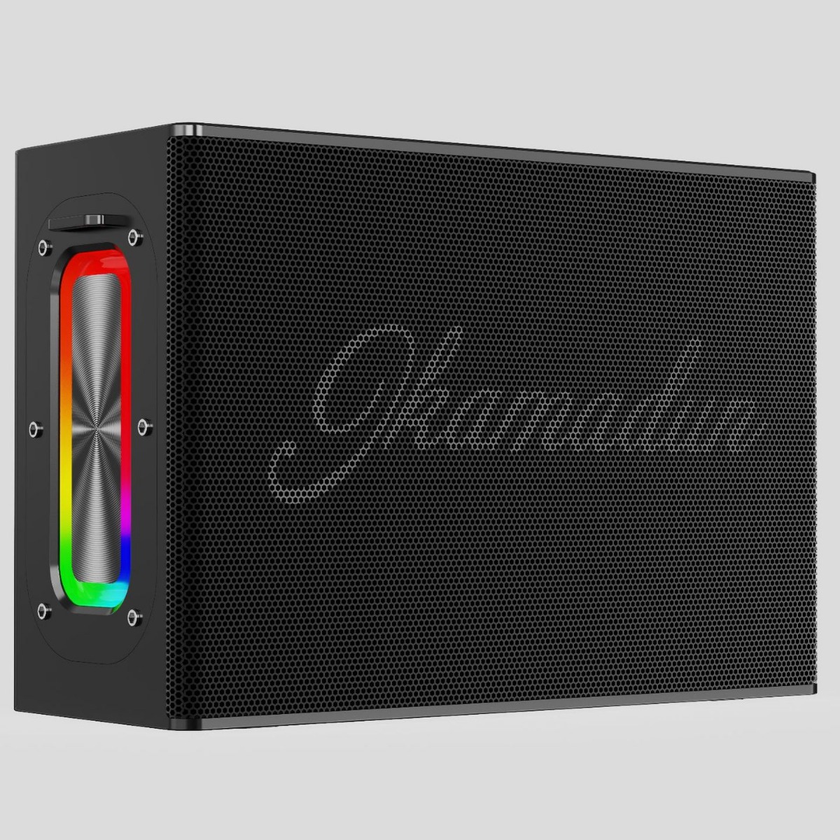 2024 new wireless Bluetooth speaker with RGB light heavy bass large volume outdoor portable heavy bass speaker