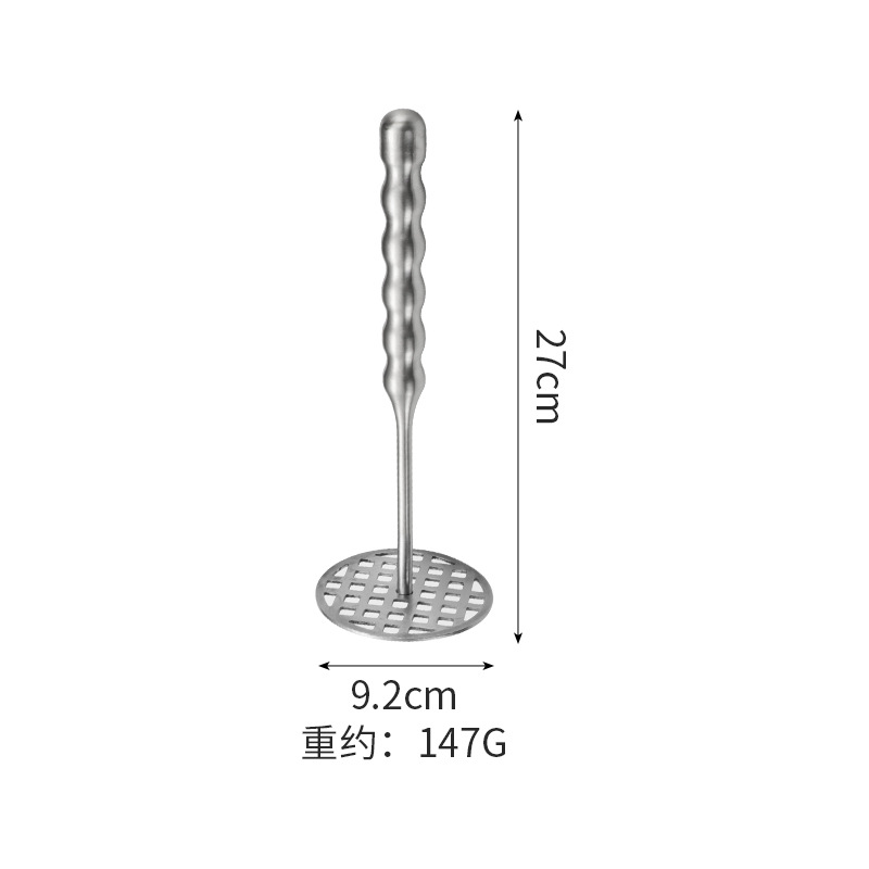Kitchen tool, manual potato masher, household purple sweet potato masher, masher, baby food masher
