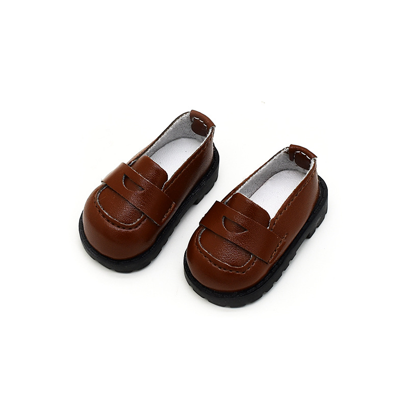 10/15/20CM Cotton Doll Shoes 6/8-Point BJD Leather Shoes 17CM Labubu LinaBell Pendant Shoes