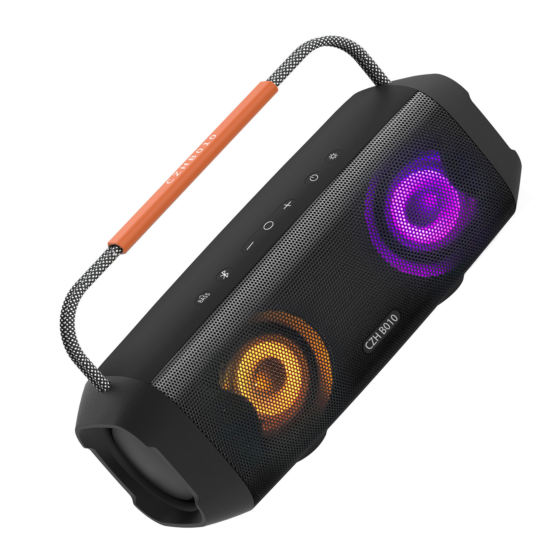 Portable Wireless Bluetooth Speaker Desktop Subwoofer Card Slot TWS High Power 60W TV Speaker Outdoor Waterproof