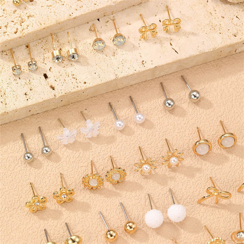EZ5891 Earrings Simple Student Earrings Women's Ear Accessories