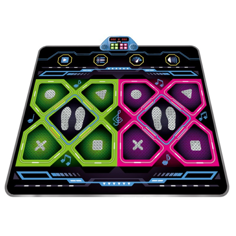 Children's Double Dance Mat Music Pad Rhythm Level Breaking Stress Relief